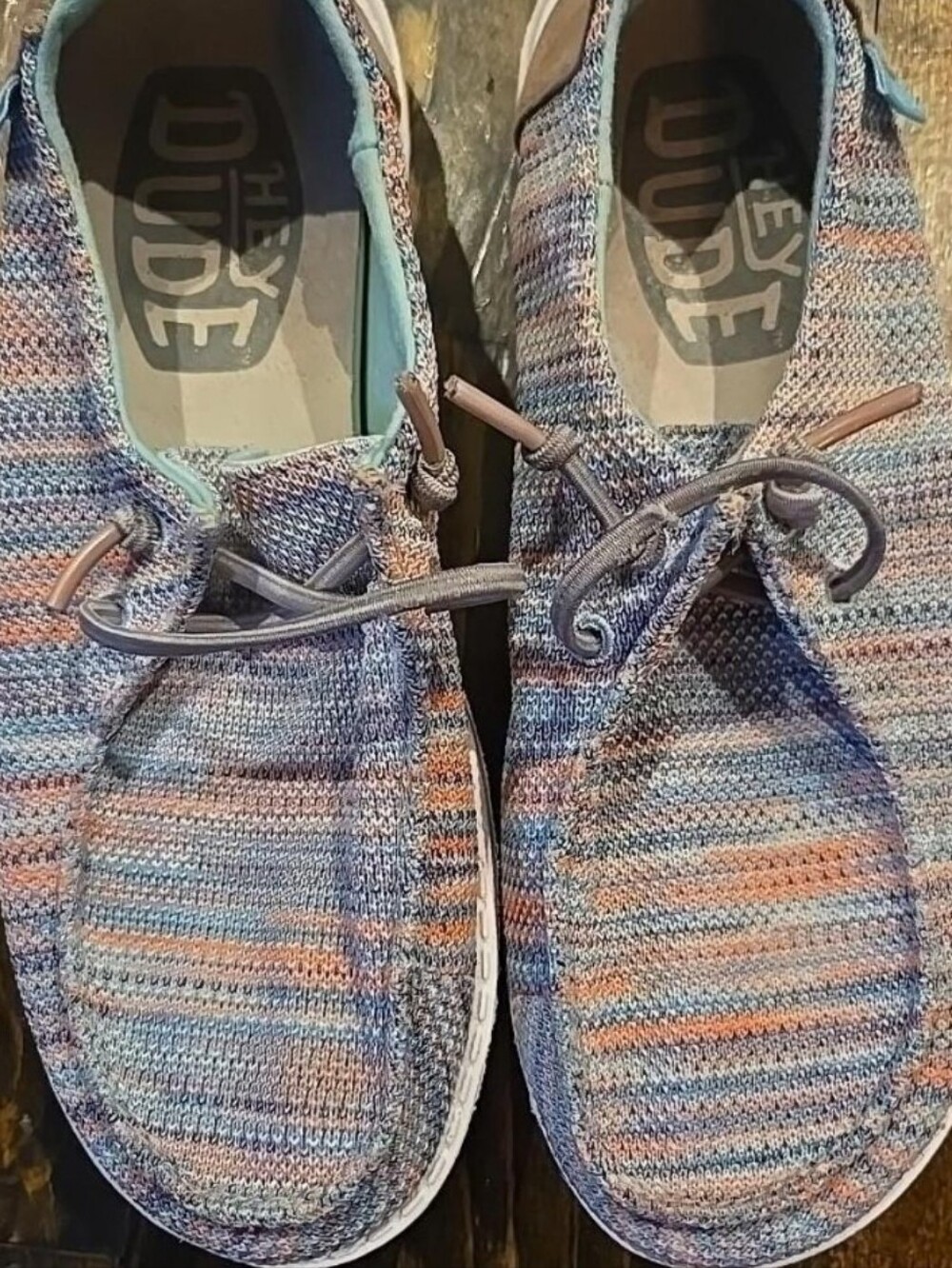 Hey Dude Wally Print Knit Slip-On Sneakers - Multicolor